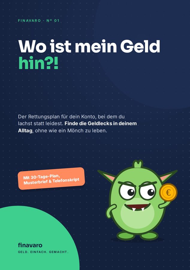 Ebook „Wo ist mein Geld hin?!“, Finavaro Nº 01